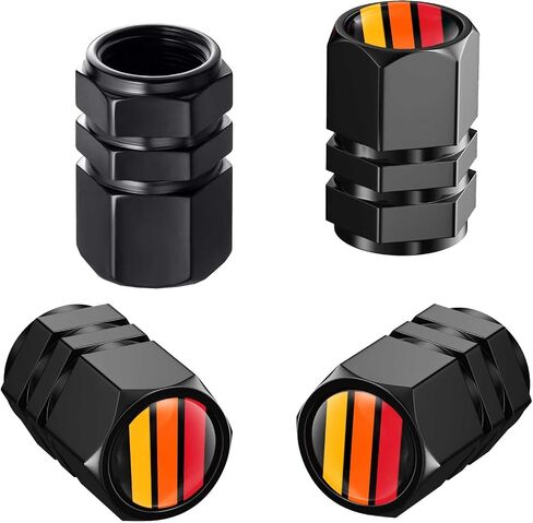 4PCS Tire Valve Stem Caps Fit for Toyota TRD Camry RAV4 Corolla Auto Accessories, Universal Stem Covers for Cars Trucks Motorcycles SUVs Bikes in Saudi Arabia