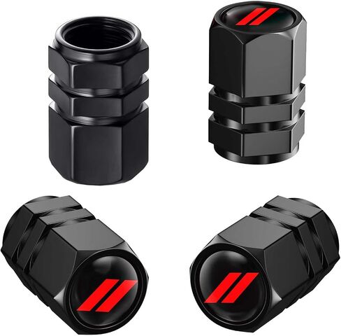 4PCS Tire Valve Stem Caps Fit for Toyota TRD Camry RAV4 Corolla Auto Accessories, Universal Stem Covers for Cars Trucks Motorcycles SUVs Bikes in Saudi Arabia