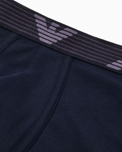 Emporio Armani Men's Textured Logo Band Trunk in Saudi Arabia