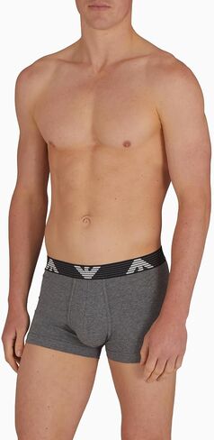 Emporio Armani Men's Textured Logo Band Trunk in Saudi Arabia