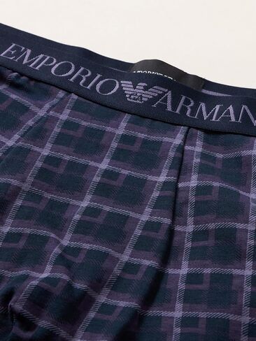 Emporio Armani Men's Textured Logo Band Trunk in Saudi Arabia