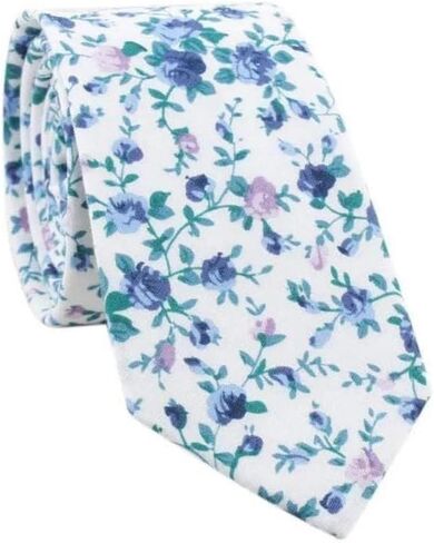 Mytieshop Cotton Men’s Floral Tie Great for weddings, gifts, anniversaries, elopements, weddings, prom, wedding shoots in Kuwait