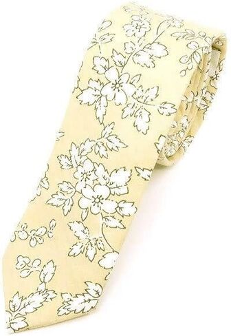 Mytieshop Cotton Men’s Floral Tie Great for weddings, gifts, anniversaries, elopements, weddings, prom, wedding shoots in Kuwait