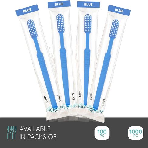 150 Pack Disposable Toothbrushes with Toothpaste, Built in | Prepasted Toothbrushes Individually Wrapped | Single Use Waterless Tooth Brush Soft Bristles for Airbnb, Hotel, Camping, Travel in Saudi Arabia