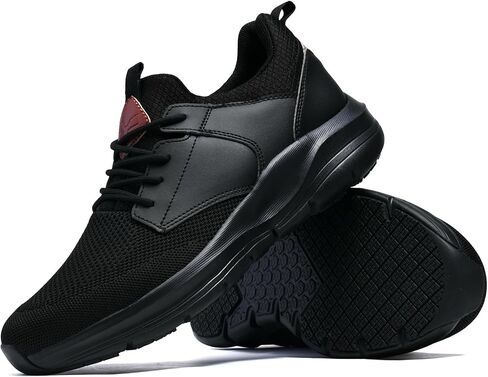 Men's Non Slip Work Shoes Walking Shoes Slip Resistant Restaurant Waterproof Shoes Food Service Chef Kitchen Breathable Sneakers in Saudi Arabia