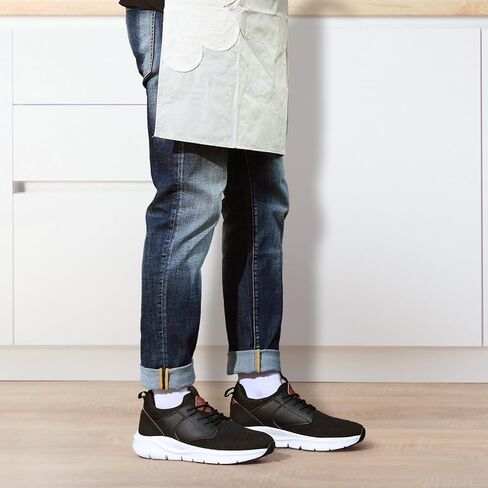 Men's Non Slip Work Shoes Walking Shoes Slip Resistant Restaurant Waterproof Shoes Food Service Chef Kitchen Breathable Sneakers in Saudi Arabia