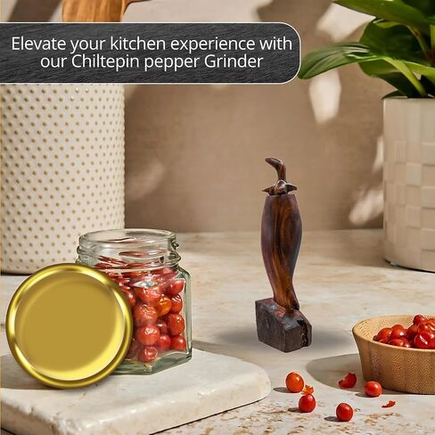 Wood Pepper Grinder – Kitchen Ironwood Wooden Mill, Size: Length - 4 inches, Width - 3.5 inches, Height - 4.5 inches. in Saudi Arabia