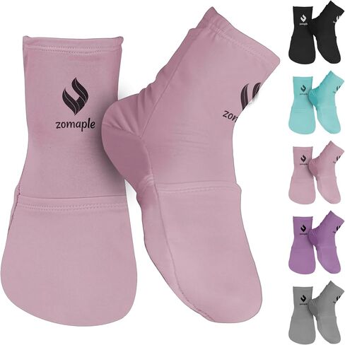 Zomaple Cold Therapy Socks for Women and Men - Perfect Ice Pack Cooling Socks for Plantar Fasciitis Feet, Neuropathy, Chemotherapy Recovery, Arthritis, Ankle & Heel Pain Relief (Lavender, Medium 7-11) in Kuwait