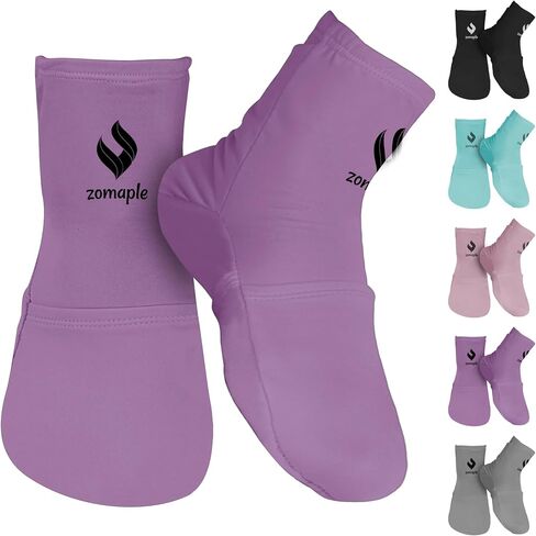 Zomaple Cold Therapy Socks for Women and Men - Perfect Ice Pack Cooling Socks for Plantar Fasciitis Feet, Neuropathy, Chemotherapy Recovery, Arthritis, Ankle & Heel Pain Relief (Lavender, Medium 7-11) in Kuwait