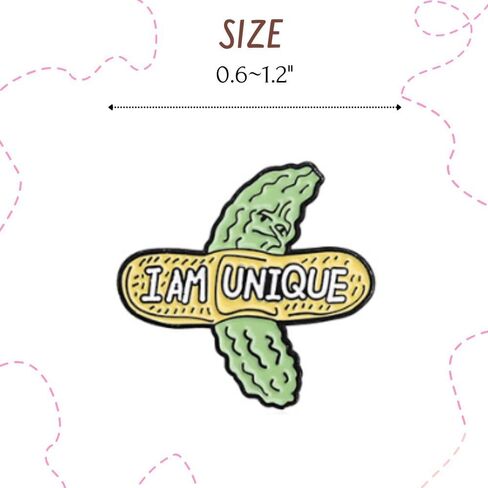 9PC Pickles Pins Funny Cool Fun Pickle Badge Charm Button Lapel Pin Set Pack Emotional Support Positive Meme Inspirational Dill Jewelry Presents Stuff Items Accessories Gag Gifts For Adults in Saudi Arabia