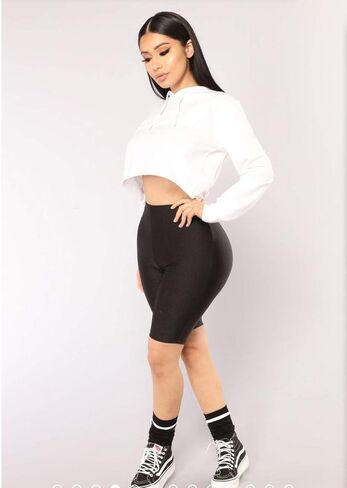 PESION Women's Active Biker Yoga Shorts, Sexy Spandex Boyshort in Saudi Arabia