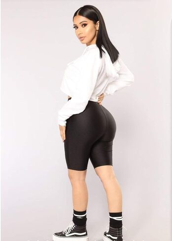 PESION Women's Active Biker Yoga Shorts, Sexy Spandex Boyshort in Saudi Arabia