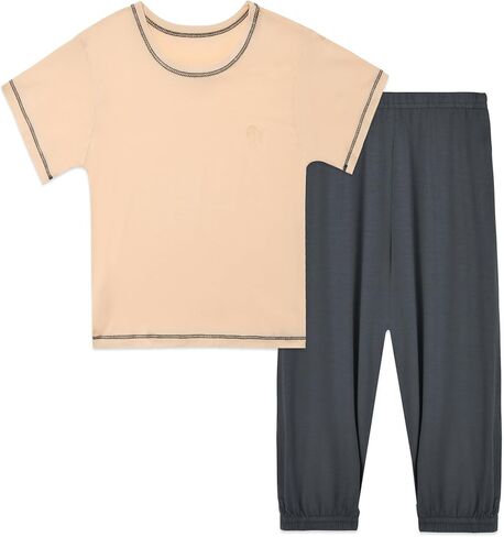 الأطفال القصيرة الأكمام Pajama مجموعة Viscose Boys Girls 2pcs PJ. in Kuwait