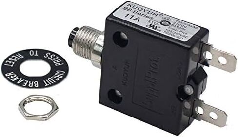 1 قطعة KUOYUH 98 سلسلة 125/250VAC 32VDC 50/60 هرتز زر ضغط إعادة تعيين يدوي قاطع دائرة الحمل الزائد الحراري مع غطاء غبار شفاف مقاوم للماء 3-70 أمبير (20 أمبير 1 قطعة) (20 أمبير 1 قطعة) in Kuwait