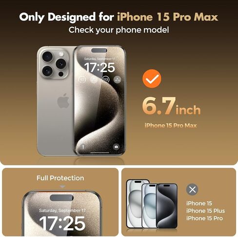 UNBREAKcable Privacy Screen Protector for iPhone 16 Pro Max, Full Coverage Shatterproof Tempered Glass [True 28°Anti Spy] [9H Hardness] [Installation Frame] Private Protector for iPhone 6.9"-2 Pack in Saudi Arabia