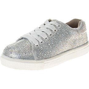 Badgley Mischka Low Top Girl Shoes - Kids Casual Light Girls Fashion Sneakers Size Little Kids - Big Kids