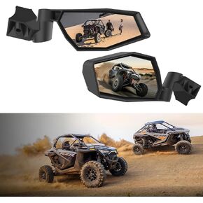 Side Mirrors Compatible with 2020-2024 Polaris RZR PRO XP/PRO R/Turbo R / 4 Accessories Adjustable High-Definition Folding Rearview Mirror, Replace #2883762, 2PCS