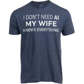 My Wife Knows Everything! | Funny Husband Dad Groom T-Shirt