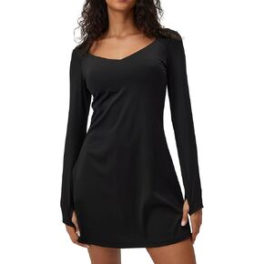 Diamond Diamond One-Sleeved Tennis Dress مع فستان رياضي صغير مضغوط بسرور المدمج