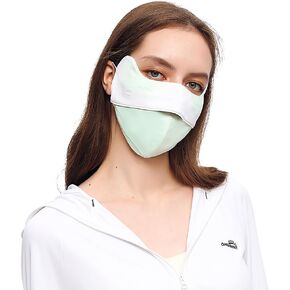 Sun Protection Face Cover UPF 50+ Anti-UV Women Summer Mask Cooling Breathable Face Covering SLF5M040T in Kuwait