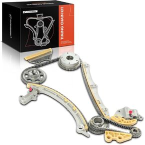 A-Premium Engine Timing Chain Kit W/VVT Sprocket Compatible with Honda & Acura - CR-V 2010-2011, Civic 2012-2015, TSX 2009-2014, ILX 2013-2015 - 2.4L