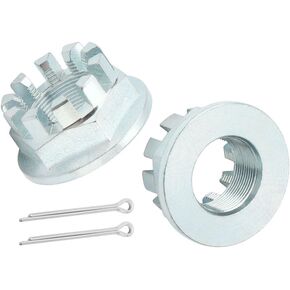 2Pcs Rear Axle Castle Nuts 20mm Replacement for Honda ATV Fore-Man Rancher Recon TRX 250 350 400 420 450 500 Rincon 650 680 Pioneer 500 700 1000 90304-HM7-A10