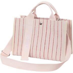 كيس كتف Canvas Crossbody للنساء ، حمل حبال مع مقابض وحزام قابل للإزالة ، حقيبة يد Fanny Pack Travel