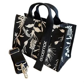 Canvas Crossbody Shoulder Bag for Women, Sling Tote with Handles & Removable Strap, Fanny Pack Travel Handbag in Saudi Arabia