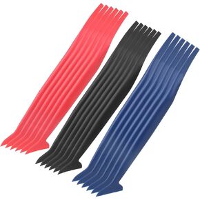 18 Pcs Car Micro Squeegee Curves Slot Tint Tool Set, Vinyl Wrap Tools, Vinyl Wrap Squeegee Car Wraping Tools with Different Hardness for Installing Vehicle Wraps and Auto Stickers Car Wrap Tools