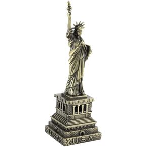 Metal Statue of Liberty, Statue of Liberty Replica, Cold Cast Bronze Sculpture Figurine for Desk Decoration Home Furnishins