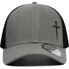 Christian Hats for Men Women,Jesus 3 Nail Cross Hat Christian Religious Gifts for Birthday/Christmas