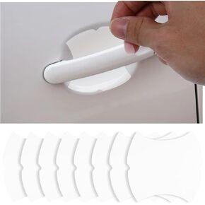 JEFFDAD 8 PCS CARLAY DOOR DOOR HANDER SCRATCH POTECTOR للسيارات