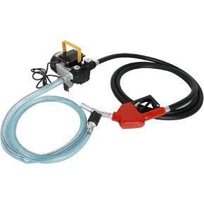 BLACKHORSE-RACING Self Priming 110v Ac 16GPM Oil Transfer Pump Fuel Diesel Kerosene Biodiesel Pump w/Hose & Nozzle