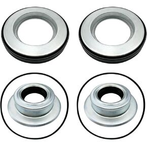 Front Axle Vaccum Knuckle Seal & Dust Seals Kit & Hub O-Ring Compatible with Ford Super Duty 2005-2019 F250 F350 F450 F550 Dana Super 60 2005-2019, Replaces 2017426, 2014835, 54983