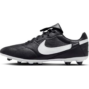 Nike Premier 3 FG Low-Top Soccer Cleats (HM0265-002, Black/White) Size 8.5