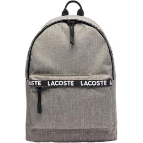 Lacoste Solid Canvas Backpack