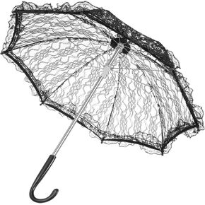 SAFIGLE 1pc Lace Umbrella Performance Umbrella Bridal Lace Photography Prop Lace Wedding Parasol