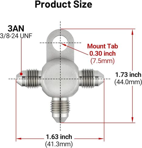 شرير الطاقة 3AN الذكور الفرامل الكتلة كتلة 2 pcs مع علامة تبويب Mount in Kuwait