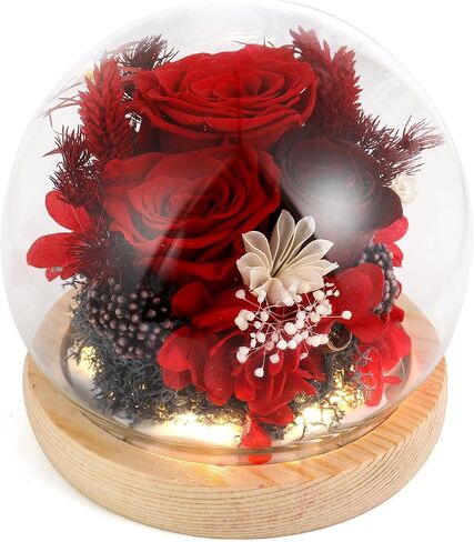 Luxury Preserved Flowers Real Roses in Gift Box for mom,Ideal Teacher Appreciation Gifts, Graduation Gifts, or Bridesmaid Gifts - Beautiful Home Decor in Saudi Arabia