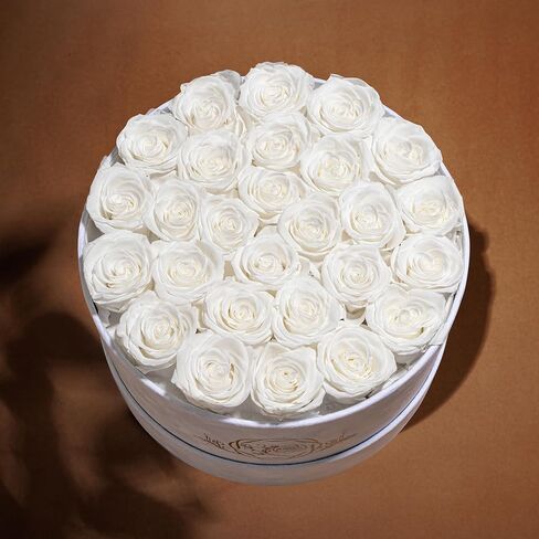 17 Flowers in a Luxury Suede Box, Birthday Gifts for Women, Preserved Flowers, Mothers Day Roses Gift for Mom, Bossy Pink in Saudi Arabia