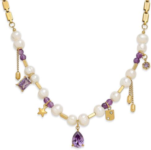 قلادة قلادة سحر ذهبية معلقة للمرأة ، بوهو جيمستوستون تشيك ستايلز راينستون متلأل in Kuwait