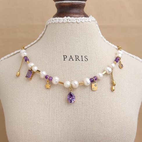 قلادة قلادة سحر ذهبية معلقة للمرأة ، بوهو جيمستوستون تشيك ستايلز راينستون متلأل in Kuwait