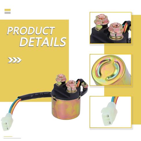 Starter Solenoid Relay, Compatible with Honda TRX350 Rancher 350 2000-2006/ TRX90X 2009-2021/TRX200 Fourtrax 1990-1997/TRX400 Foreman 400 1995-2003/TRX420 Rancher 420 2009-2014 Starter Solenoid Relay in Saudi Arabia