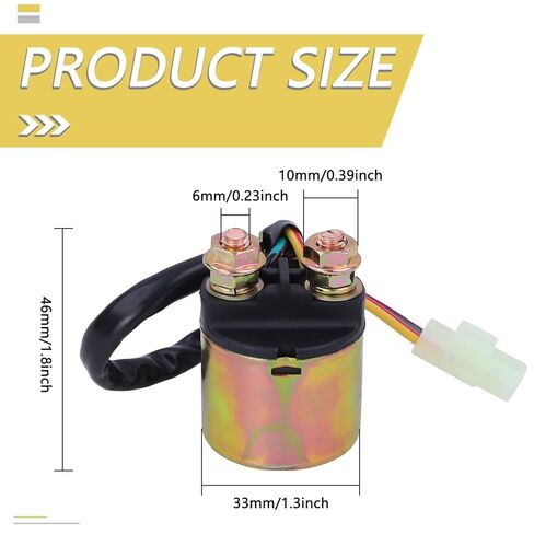 Starter Solenoid Relay, Compatible with Honda TRX350 Rancher 350 2000-2006/ TRX90X 2009-2021/TRX200 Fourtrax 1990-1997/TRX400 Foreman 400 1995-2003/TRX420 Rancher 420 2009-2014 Starter Solenoid Relay in Saudi Arabia