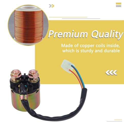 Starter Solenoid Relay, Compatible with Honda TRX350 Rancher 350 2000-2006/ TRX90X 2009-2021/TRX200 Fourtrax 1990-1997/TRX400 Foreman 400 1995-2003/TRX420 Rancher 420 2009-2014 Starter Solenoid Relay in Saudi Arabia
