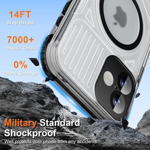 جراب WIFORT لهاتف iPhone 15 Pro Max مقاوم للماء، [IP68 مقاوم للغبار تحت الماء] [شاشة مدمجة] [مقاوم للصدمات العسكرية بطول 15 قدم] غطاء حماية محكم الغلق 360 درجة جراب هاتف بلوري مغناطيسي 6.7 بوصة أزرق in Saudi Arabia