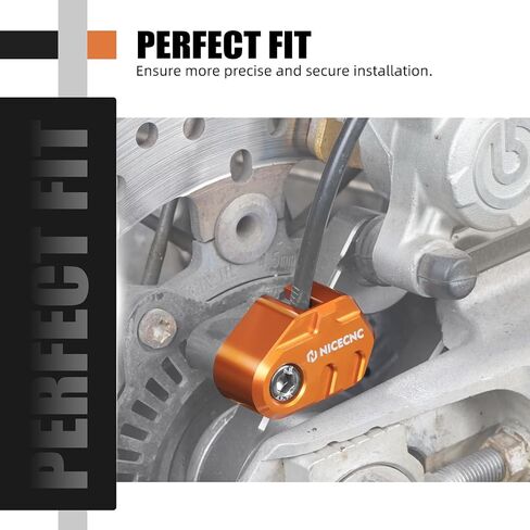 Orange Rear ABS Cable Guard Cover ABS Cable Protection Compatible with Husqvarna 701 Enduro/Svartpilen/Vitpilen/Supermoto 2016-2024, 690 Duke 2016-2022, 690 SMC R Accessories in Saudi Arabia