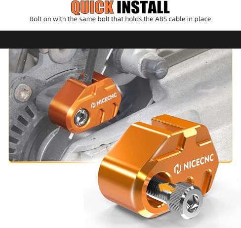 Orange Rear ABS Cable Guard Cover ABS Cable Protection Compatible with Husqvarna 701 Enduro/Svartpilen/Vitpilen/Supermoto 2016-2024, 690 Duke 2016-2022, 690 SMC R Accessories in Saudi Arabia