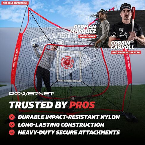 مرفق منطقة الإضراب PowerNet German Marquez لشبكة 8x8 | العمل على تدريبات الترويج ودقة الموقع | مساعد تدريب الرامي الفردي أو الجماعي | تعليقات فورية على موقع الضربات أو الكرات in Saudi Arabia