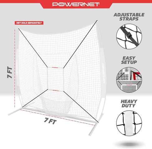 مرفق منطقة الإضراب PowerNet German Marquez لشبكة 8x8 | العمل على تدريبات الترويج ودقة الموقع | مساعد تدريب الرامي الفردي أو الجماعي | تعليقات فورية على موقع الضربات أو الكرات in Saudi Arabia